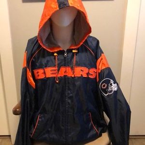 Authentic Chicago Bears NFL Windbreaker. Size XL